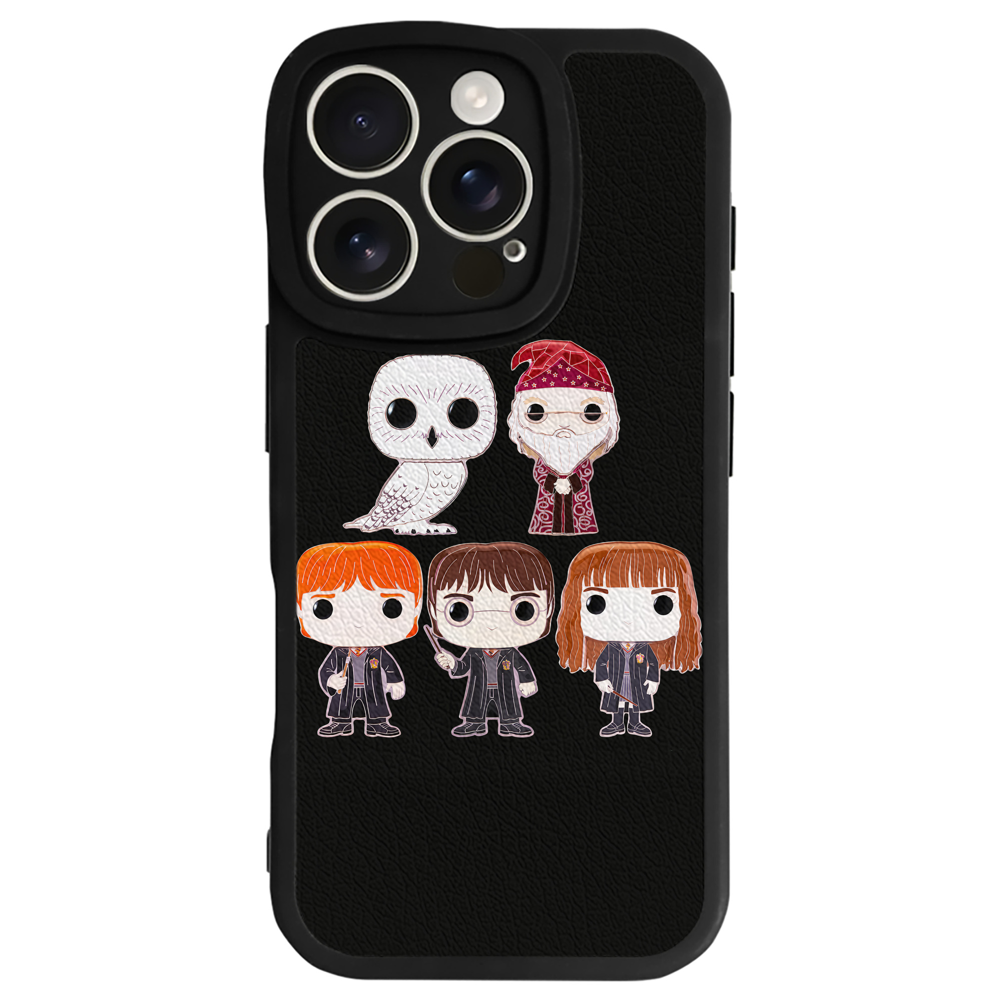 （画像用） Harry Potter ハリー・ポッターシリーズ 【iPhone 16シリーズ対応】シリコンスマホケース（レザー調） 材質：シリコン